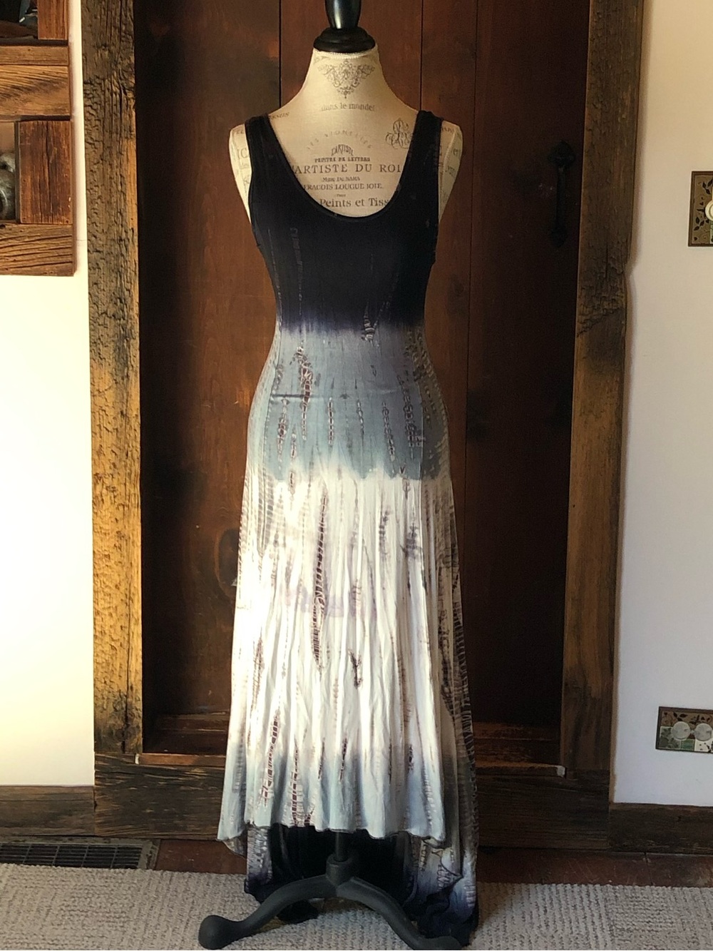 Jayli Ombre Tank High-Low Maxi Dress